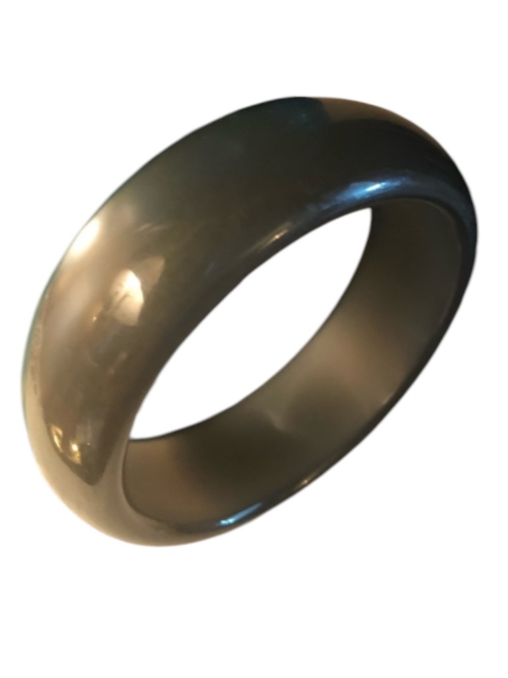 Vintage Gray Moonglow Bangle Bracelet